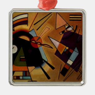 Adorno Metálico Violeta negra de Kandinsky