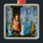 Adorno Metálico VIRGEN CON INFANTIL - CONCIERTO DE ÁNGELES, Zafiro<br><div class="desc">Obra maestra italiana de finales de la Edad Media de Beato Angelico ,  Perugia Altarpiece - Italia. ...  Elaboración con una brillante piedra de piedra 3d.</div>