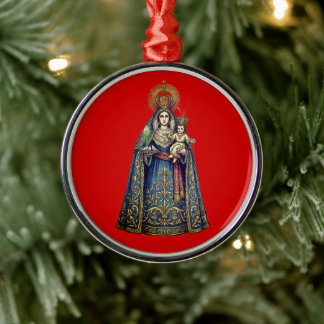 Adorno Metálico Virgen de Candelaria
