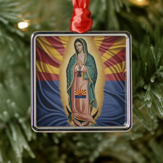 Adorno Metálico Virgen de Guadalupe - Arizona (Árbol)