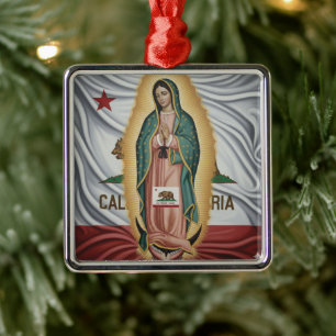 Adorno Metálico Virgen de Guadalupe - California