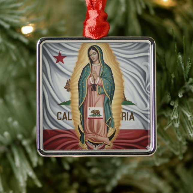 Adorno Metálico Virgen de Guadalupe - California (Árbol)
