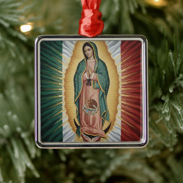 Adorno Metálico Virgen de Guadalupe - Mexico (Árbol)