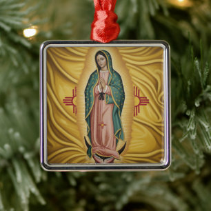 Adorno Metálico Virgen de Guadalupe - Nuevo México