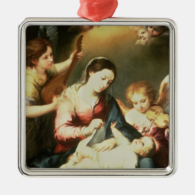 Adorno Metálico Virgen de la Ropa de chapoteo (Frente)