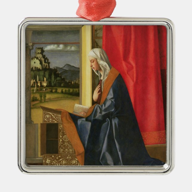 Adorno Metálico Virgen María, de la díptica del anuncio (aceite (Frente)