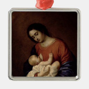 Adorno Metálico Virgen y niño, 1658