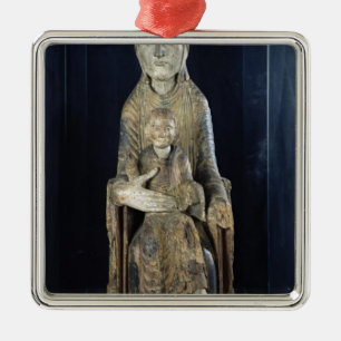 Adorno Metálico Virgen y niño en Majestd, de Forez
