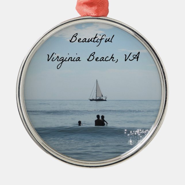 Adorno Metálico Virginia Beach, Virginia (Frente)