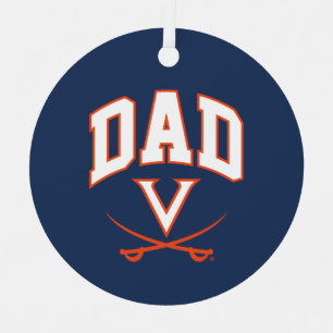 Adorno Metálico Virginia Cavaliers Dad