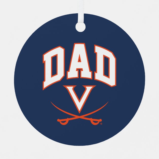 Adorno Metálico Virginia Cavaliers Dad (Anverso)