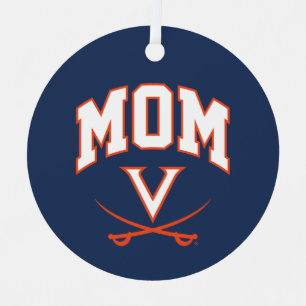 Adorno Metálico Virginia Cavaliers Mom