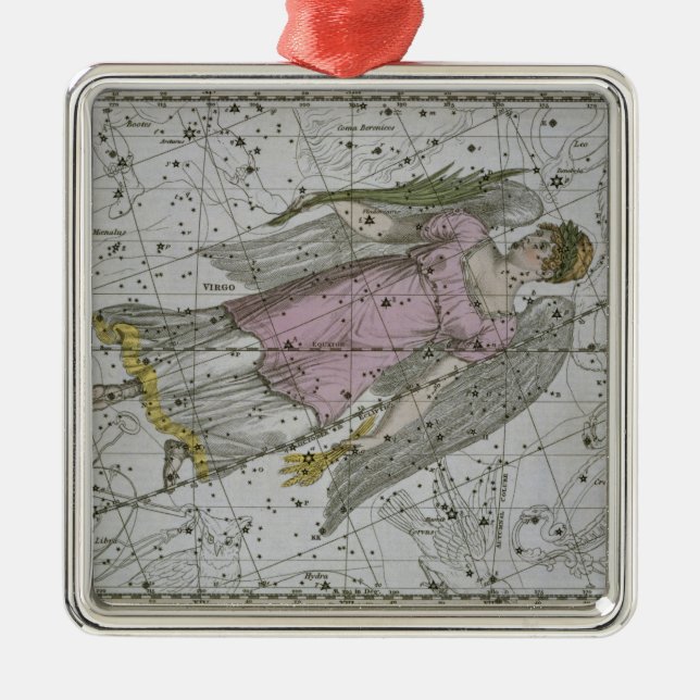 Adorno Metálico Virgo, "de un atlas celestial", pub. en 1822 (col (Frente)