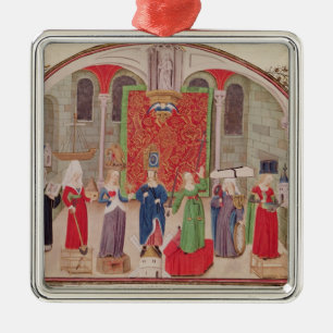 Adorno Metálico Virtudes teológicas y cardinales