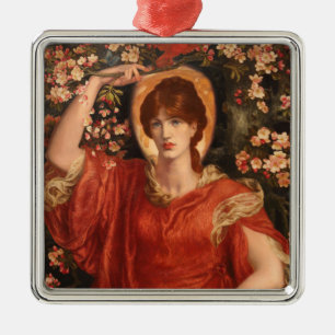 Adorno Metálico Visión de Fiammetta (por Dante Gabriel Rossetti)
