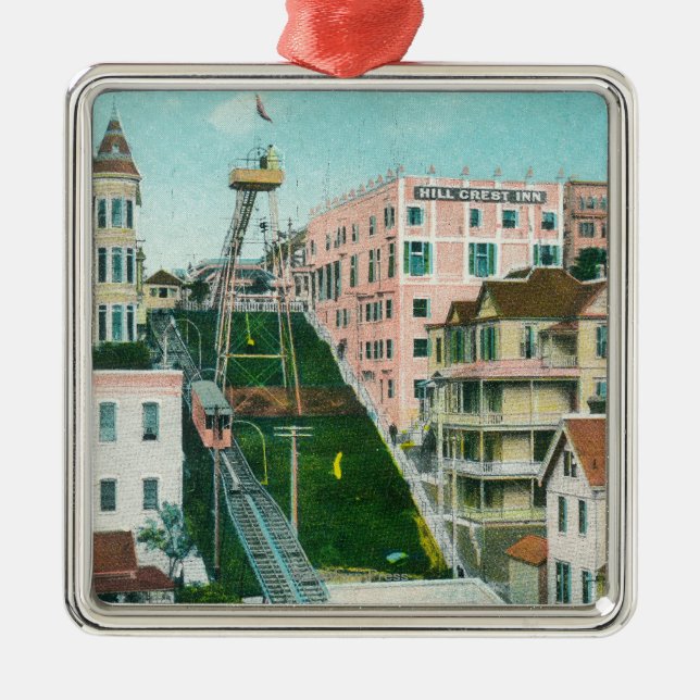 Adorno Metálico Vista aérea de la carretilla del vuelo de los (Frente)