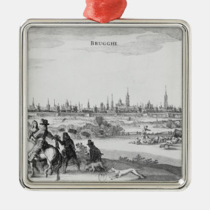 Adorno Metálico Vista de Brujas