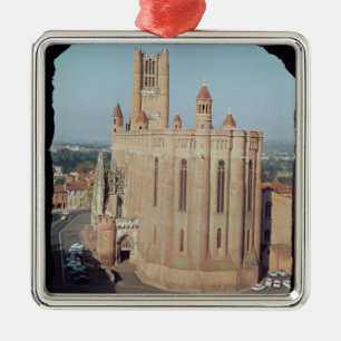 Adorno Metálico Vista de la catedral de Sainte-Cecile
