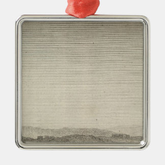 Adorno Metálico Vista de la ciudad de Washington en 1800