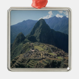 Adorno Metálico Vista de la ciudadela en Machu Picchu
