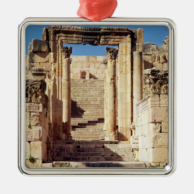 Adorno Metálico Vista de la entrada a los cristianos (Frente)