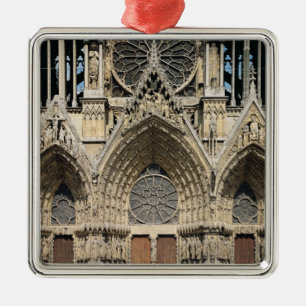 Adorno Metálico Vista de la fachada, décimotercero-14to siglo