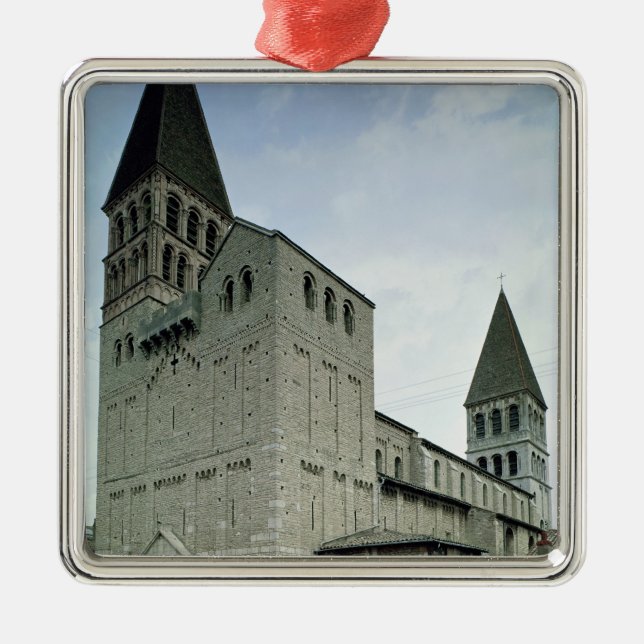 Adorno Metálico Vista de la fachada del oeste, 10mo-11mo siglo (Frente)