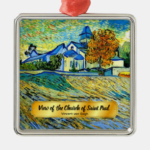 Adorno Metálico Vista de la Iglesia de San Pablo