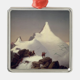 Adorno Metálico Vista de la montaña de "Grossglockner"