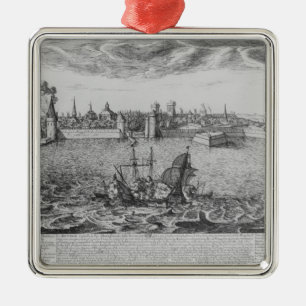 Adorno Metálico Vista de La Rochelle
