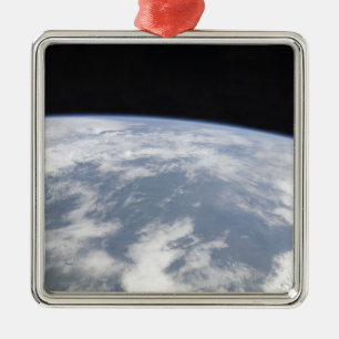 Adorno Metálico Vista de la tierra del planeta del espacio