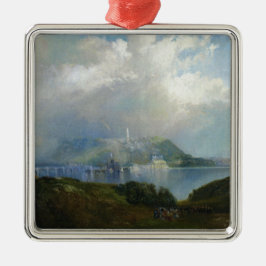 Adorno Metálico Vista de las obras de agua de Fairmount (Filadelfi