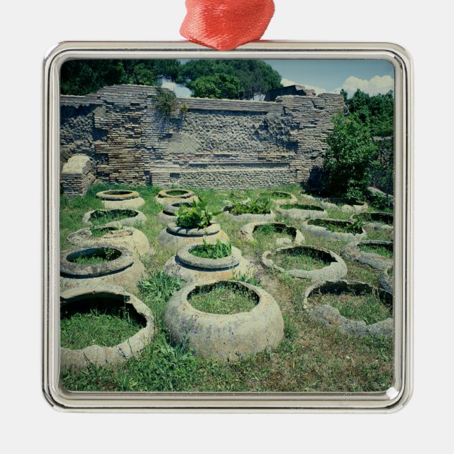 Adorno Metálico Vista de las tiendas (Frente)