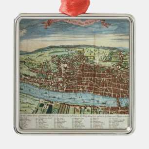 Adorno Metálico Vista de Londres, c.1560