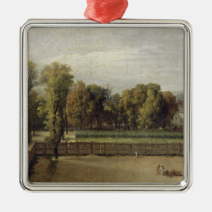 Adorno Metálico Vista de los jardines de Luxemburgo en París, 1794
