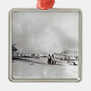 Adorno Metálico Vista de Valparaiso, 1834