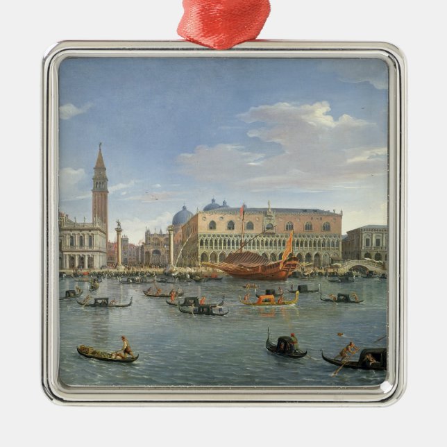 Adorno Metálico Vista de Venecia de la isla de San Jorge, 169 (Frente)