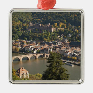 Adorno Metálico Vista del Alte Brucke o Puente Viejo