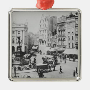 Adorno Metálico Vista del circo de Piccadilly, C. 1900