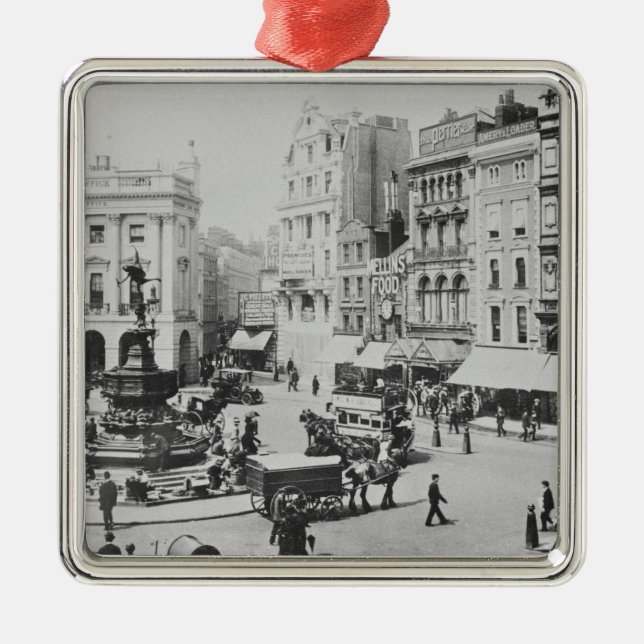 Adorno Metálico Vista del circo de Piccadilly, C. 1900 (Frente)
