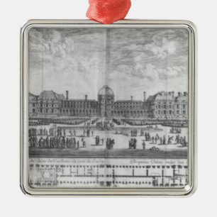 Adorno Metálico Vista del DES Tuileries de Palais de jardines