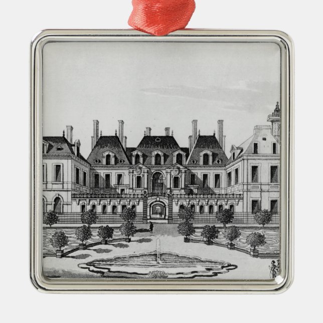 Adorno Metálico Vista del hotel de Soissons en París (Frente)