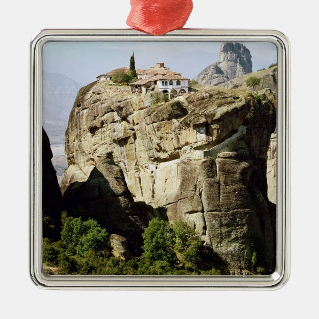 Adorno Metálico Vista del monasterio de la trinidad santa (Frente)