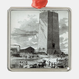 Adorno Metálico Vista del monumento de Washington