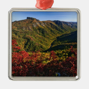 Adorno Metálico Vista del otoño de Linville Gorge a menudo llamad