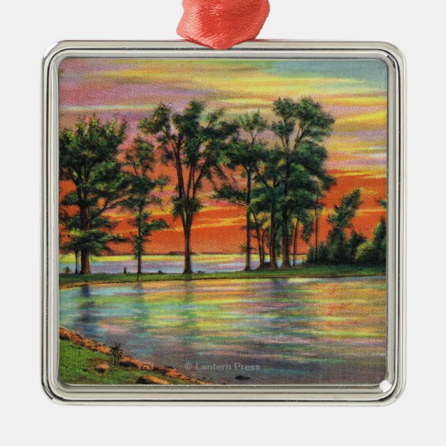 Adorno Metálico Vista del punto del arco y de la flecha (Frente)