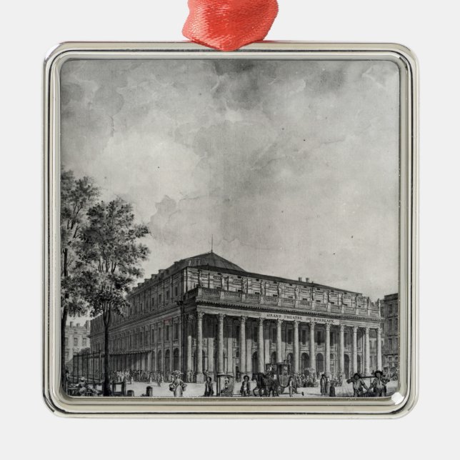 Adorno Metálico Vista del teatro magnífico, Burdeos (Frente)