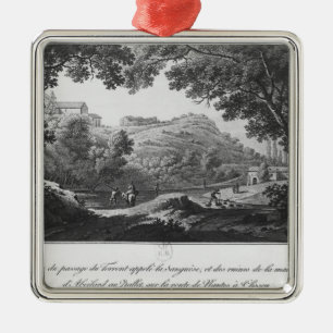 Adorno Metálico Vista del torrente conocido como La Sanguese