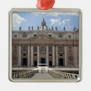 Adorno Metálico Vista delantera de la basílica de San Pedro,