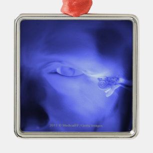 Adorno Metálico Vista delantera del oido interno